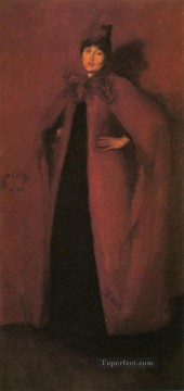  James Oil Painting - Harmony in Red Lamplight James Abbott McNeill Whistler